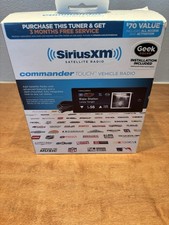 SiriusXM Commander Touch Satellite Radio Tuner w/ Touchscreen Controller SXVCT1
