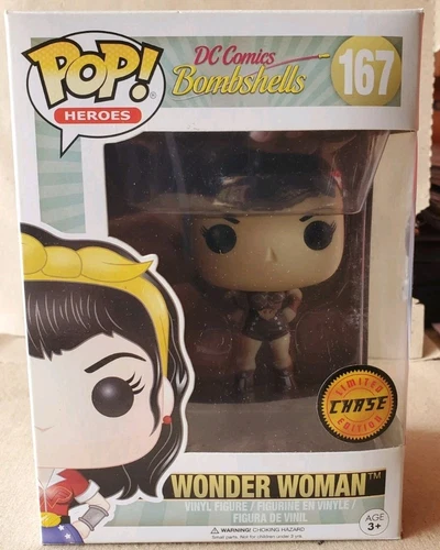 Funko Pop DC Comics Bombshells Wonder Woman #167 Limited Chase Edition