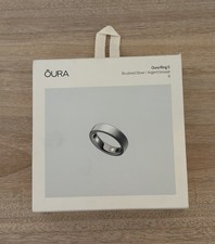 Oura Ring Gen 5 Brushed Silver, Size 8, NEW Never Used 
