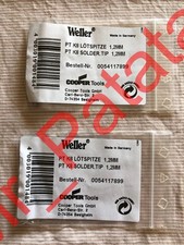 PTK8 Coppia Punte Originali WELLER PT K8  PT-K8 saldatore TCP TCPS e Magnastat