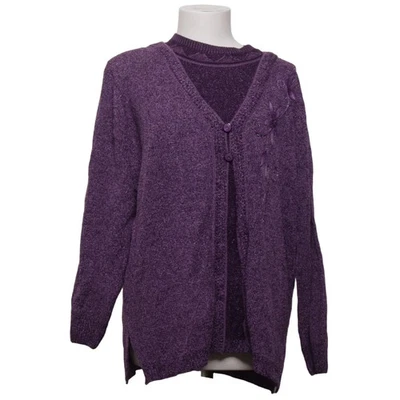 Domitex, cardigan, femmes, taille : 2XL, violet, acrylique/coton/viscose #4EF - Photo 1/4