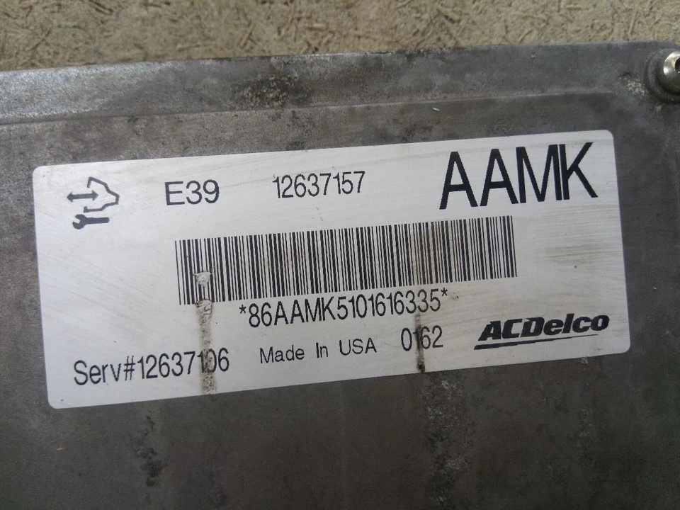 Módulo de control electrónico para computadora de motor ECM 12637106 compatible con 10-12 CADILLAC CTS Foto 2 de 4