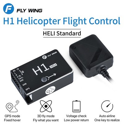 FLY Wing H1 RC GPS Helicopter Flight Controller 6CH Flybarless for FW2450L FW450