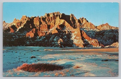 Vintage Badlands National Monument South Dakota Postcard by Dexter Press