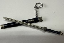 Llavero Espada De Metal Con Funda 12 CentΓmetros Largo.