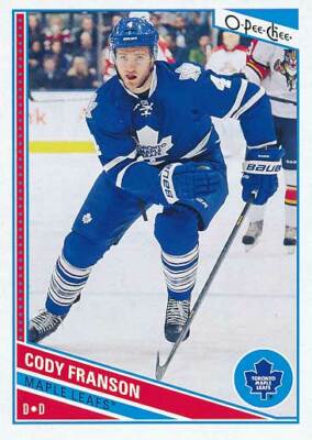 2013-14 O-Pee-Chee #34 CODY FRANSON - Toronto Maple Leafs