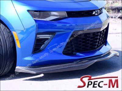 16-18 Camaro SS V8 Carbon Fiber Front Bumper Extend Lip JPM R1 CF