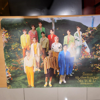 SEVENTEEN 4th Repackage SECTOR 17 Album poster bromide ver2 | eBay