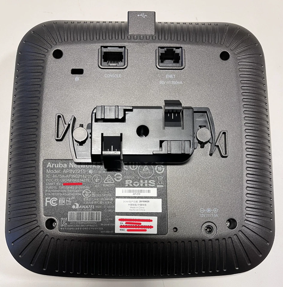 Aruba APIN0215 AP-215 Dual Band Wireless Access Point - Image 2 of 2