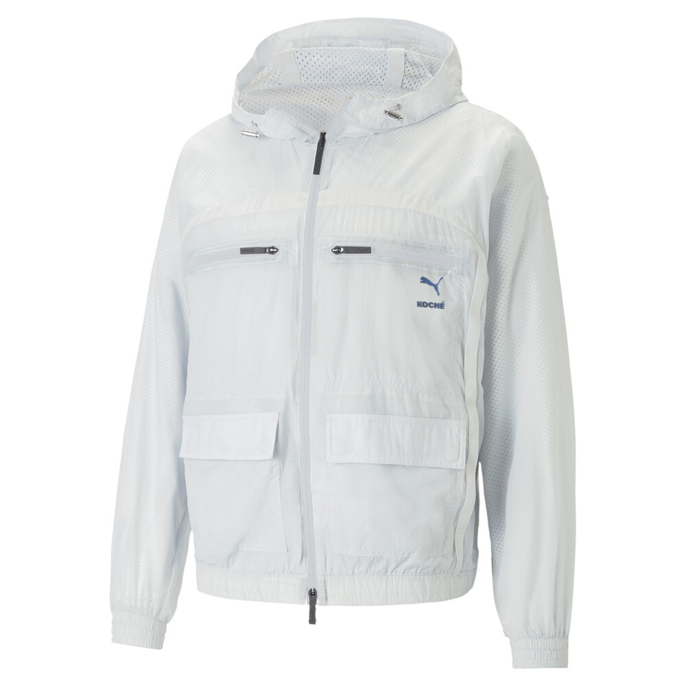Ветровка Puma с реверсивной застежкой на молнию X Koche Мужская серая Повседневная спортивная верхняя одежда