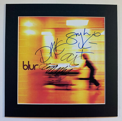 BLUR - BLUR - Mounted Album Cover Display