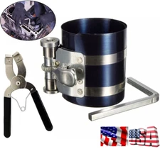 Car Piston Ring Compressor Installer Ratchet Plier Remover Expander Engine Tool