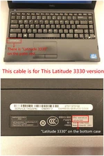 Original DC IN power jack cable charging port For Dell Latitude 3330, no P158G