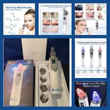 BLACKHEAD Vacuum Suction Facial Acne Beauty Device Blue Light RED Light