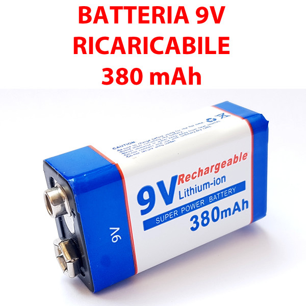 Batteria Ricaricabile 9v 300mah A 8,42 - Foto 2