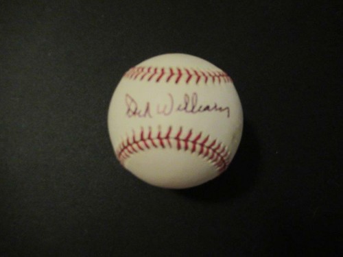 Dick Williams Signed Baseball Autograph Auto PSA/DNA AJ69775