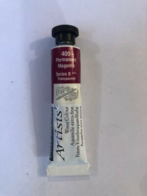 Daler Rowney : Künstler-Aquarellfarbe : 5 ml : Permanent Magenta 409