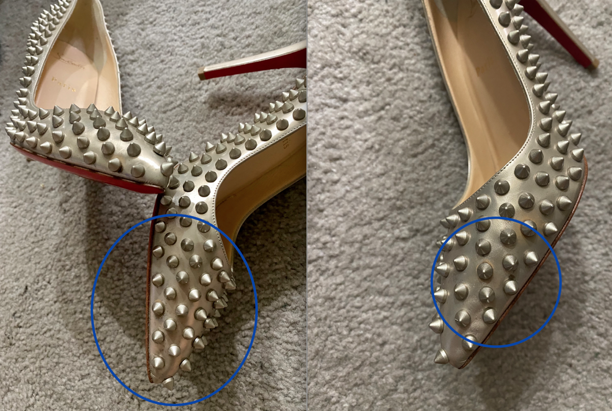 Christian Louboutin ゴールド ハイヒール $_57.JPG?set_id=880000500F