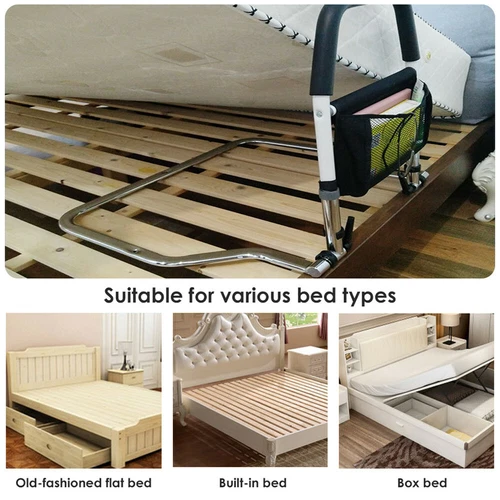 Hospital Grade Safety Bed Rail Side Assist Handle Bar Elderly Adults Patient - Picture 5 of 10