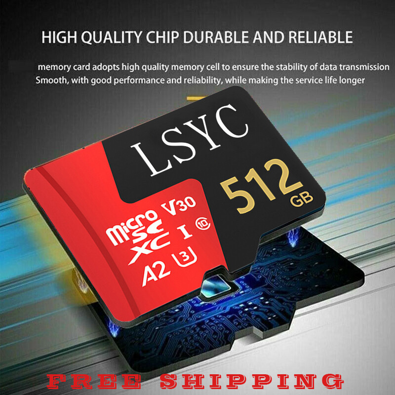Micro SD Card 512G Class 10 SDXC SDHC Ultra Memory Card Wholesale Lot.512G  NEW