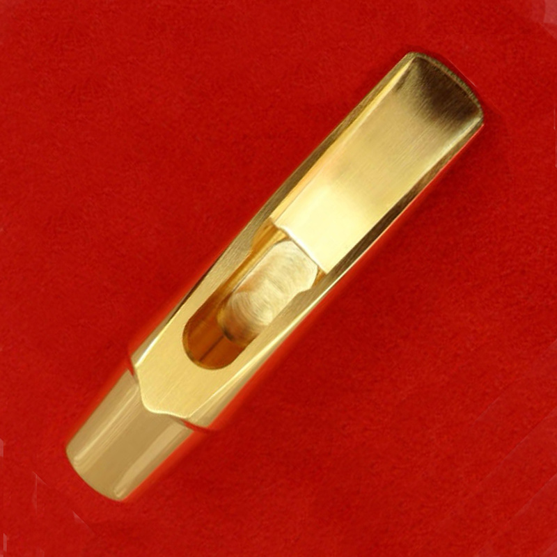 Handmade Gold plated Alto Saxophone mouthpiece #6, #7 w/Cap Jazz Sound 2025 NEW