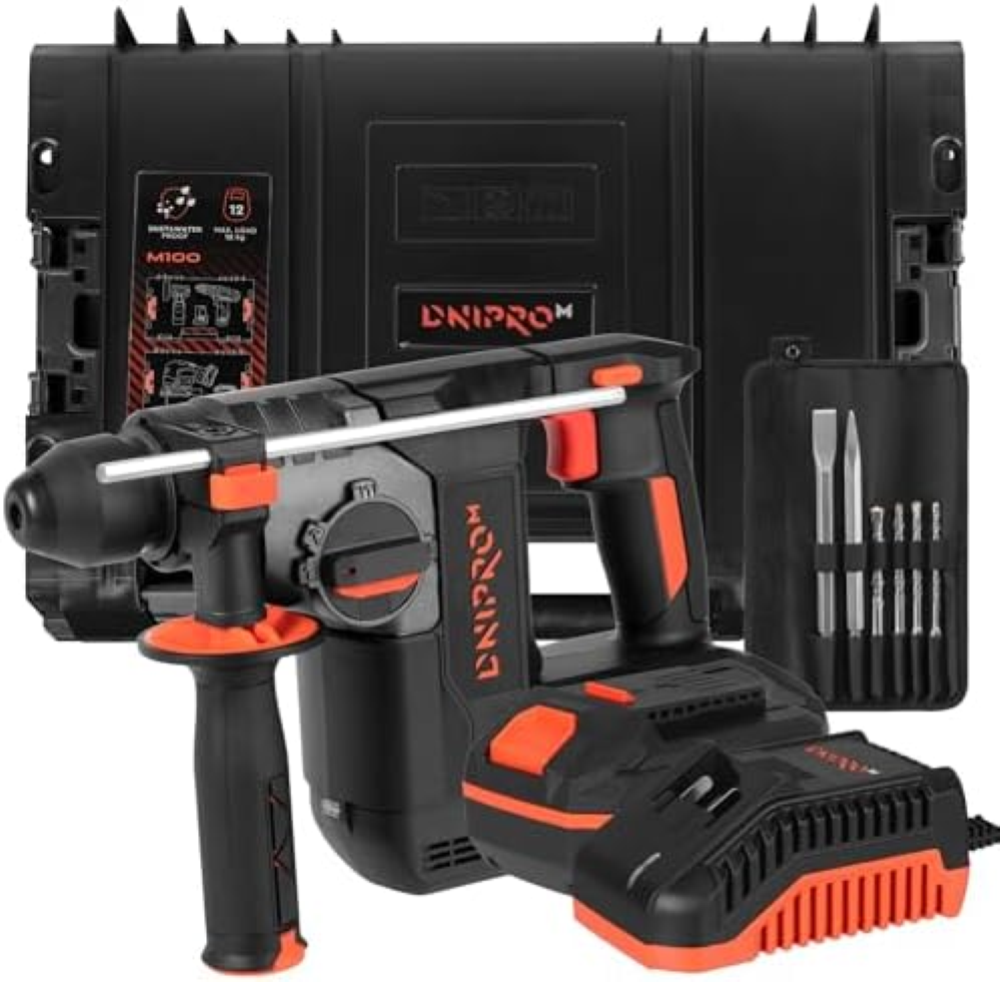 Dnipro-M DHR-202BC ULTRA Tassellatore a Batteria 20V con Motore Senza Spazzole,