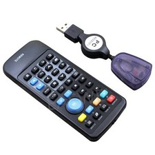 USB Laptop PC Wireless Keyboard Mouse Remote Control Media Center Controller