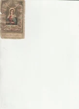 Saint Lucia holy card twelve scenes