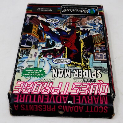 VINTAGE SPECTRUM 48K A MARVEL ADVENTURE QUESTPROBE FEATURING