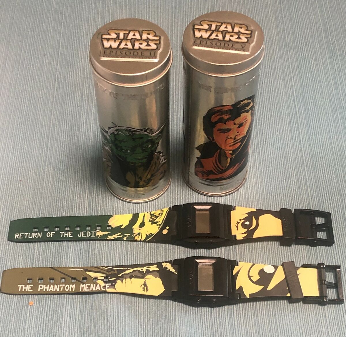 Star Wars Jedi & Phantom Watches Episodes II & V Canisters Star Wars Jedi & Phantom Watches Episodes II & V Canisters