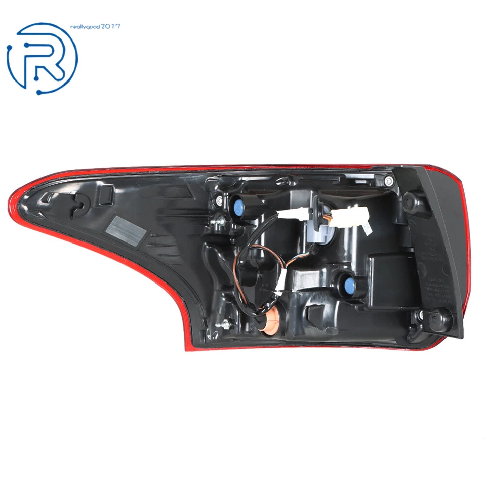 Luz trasera exterior roja del lado derecho del pasajero para Mitsubishi Outlander 2016-2020 Foto 4 de 4