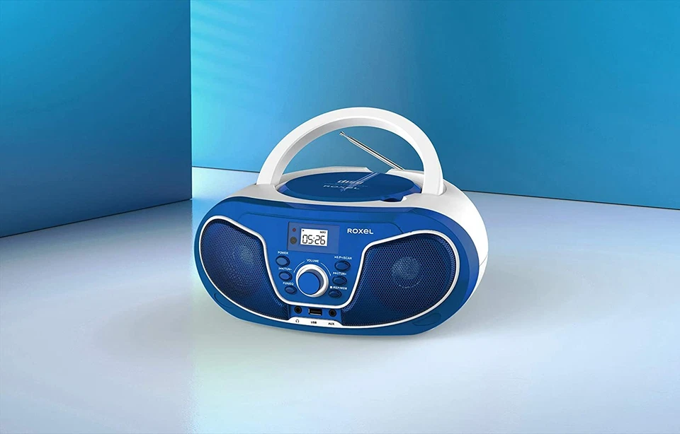 Roxel RCD-S70BT Boombox CD Player with BT, AUX, CD, USB and MORE! - Image 3 of 4