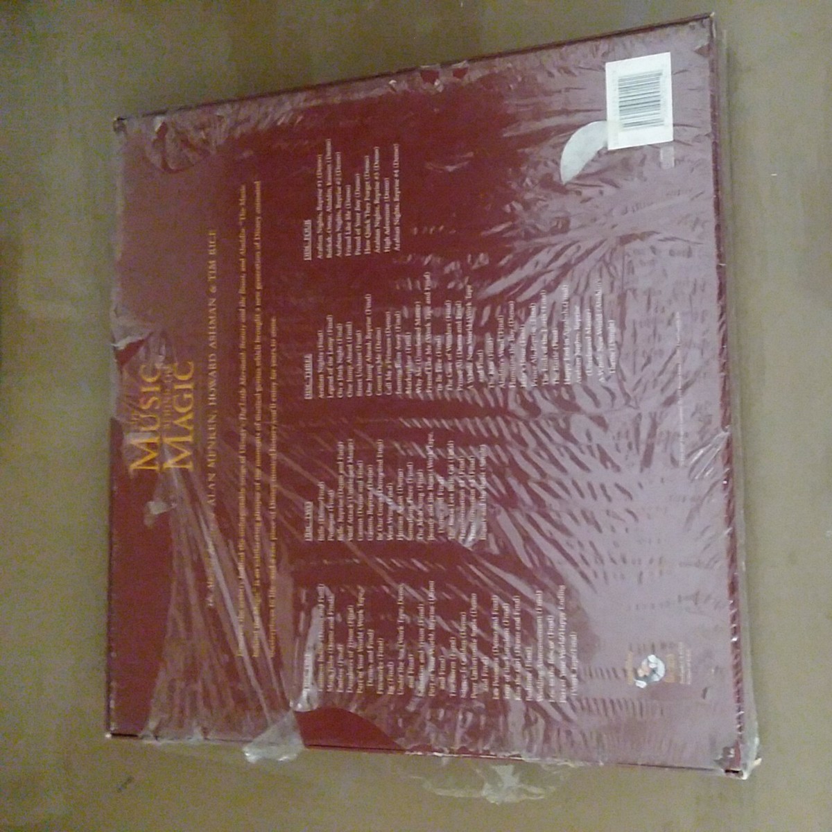 The Music Behind the Magic [Box] by Disney (CD, Nov-1994, 4 Discs