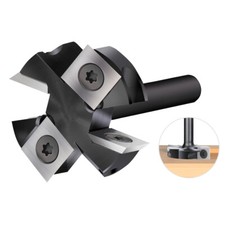 Planfräser 8mm Schaft Holzfräser Ø38,1mm Wendeplatten Planfräsvorrichtung für