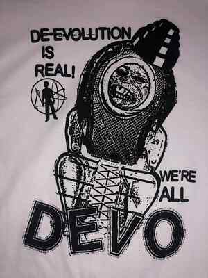 DEVO Band Gift For Family White T-Shirt Cotton All Size S-5XL