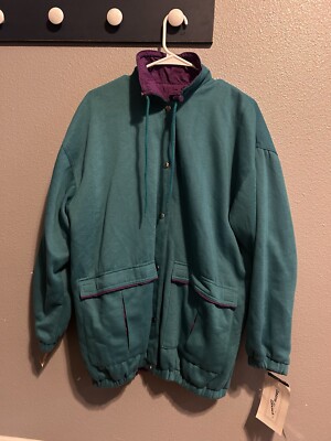 NWT RARE VINTAGE Reversible Creative Genius Size Medium 97006A Jacket! QUALITY!