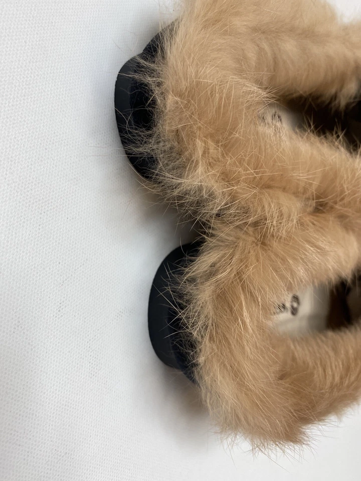 Mocasines planos de piel de terciopelo negro Hot Kiss NUEVOS talla 8,5 Foto 4 de 4