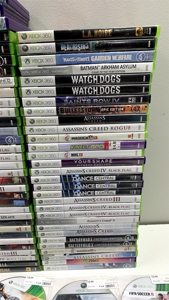 Lot of 195 Microsoft Xbox 360 Games GTA 5, Forza 4, Far Cry 4 eBay