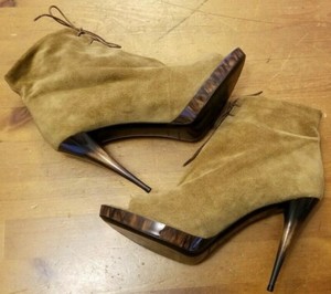 burberry peep toe booties