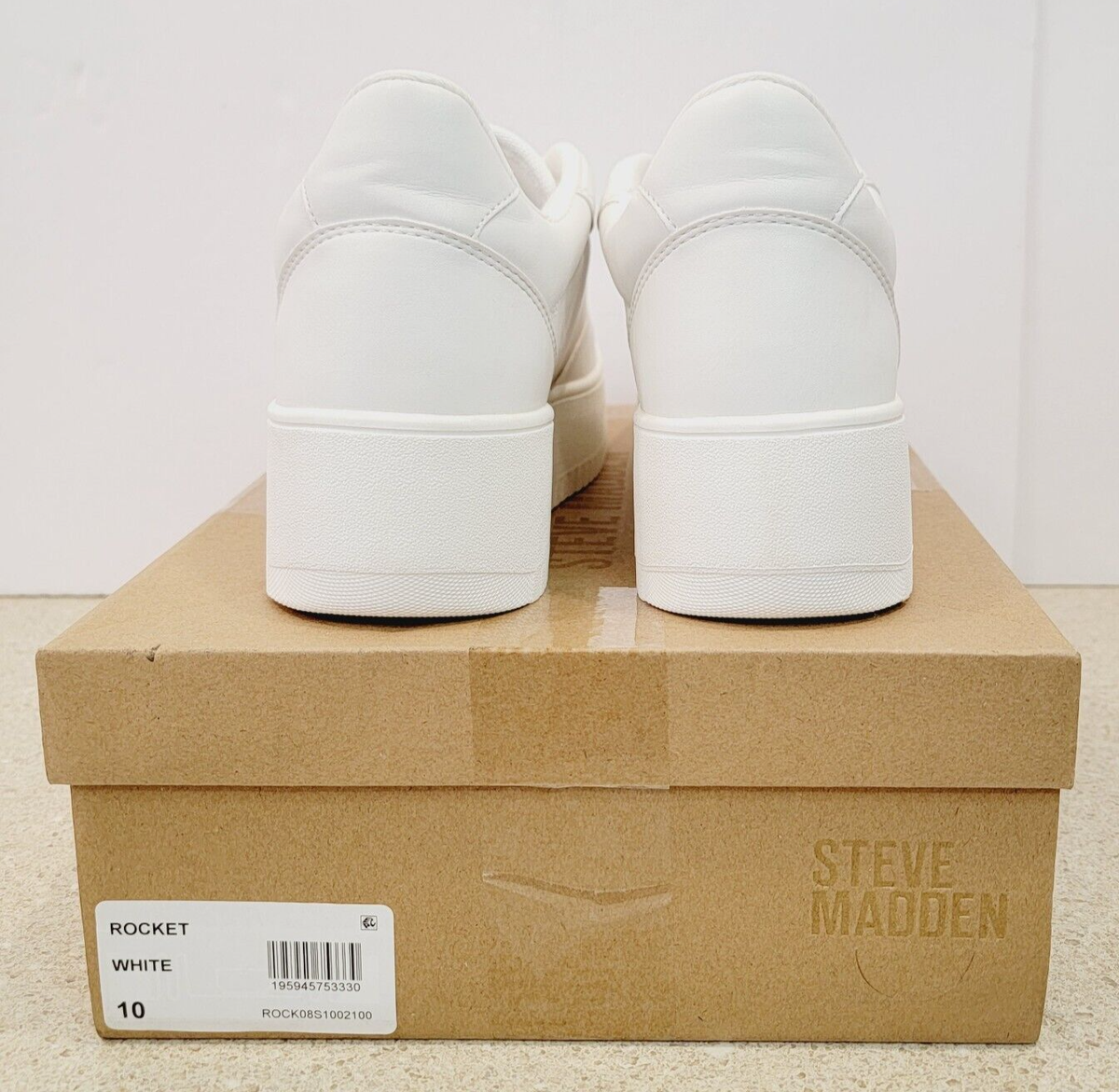 STEVE MADDEN プラットフォーム スニーカー Rocket Steve Madden Women's Rocket Sneaker Size 10 White Platform