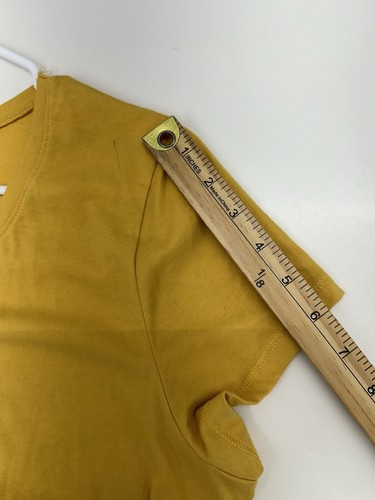 No Boundaries Womens T-Shirt Size 3XL (21) Plain Yellow Short Sleeve - Picture 8 of 10