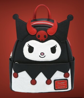 New Loungefly Sanrio“ DEVIL KUROMI “ Backpack-Hot Topic Expo