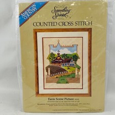 Something Special 50202 Farm Scene Picture Counted Cross Stitch Kit 12x16