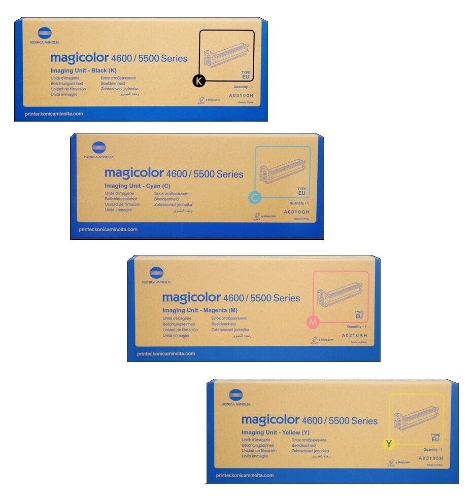 4 HY Toner Refill + 4 Chips For KONICA/MINOLTA MagiColor 4600 - Foto 10