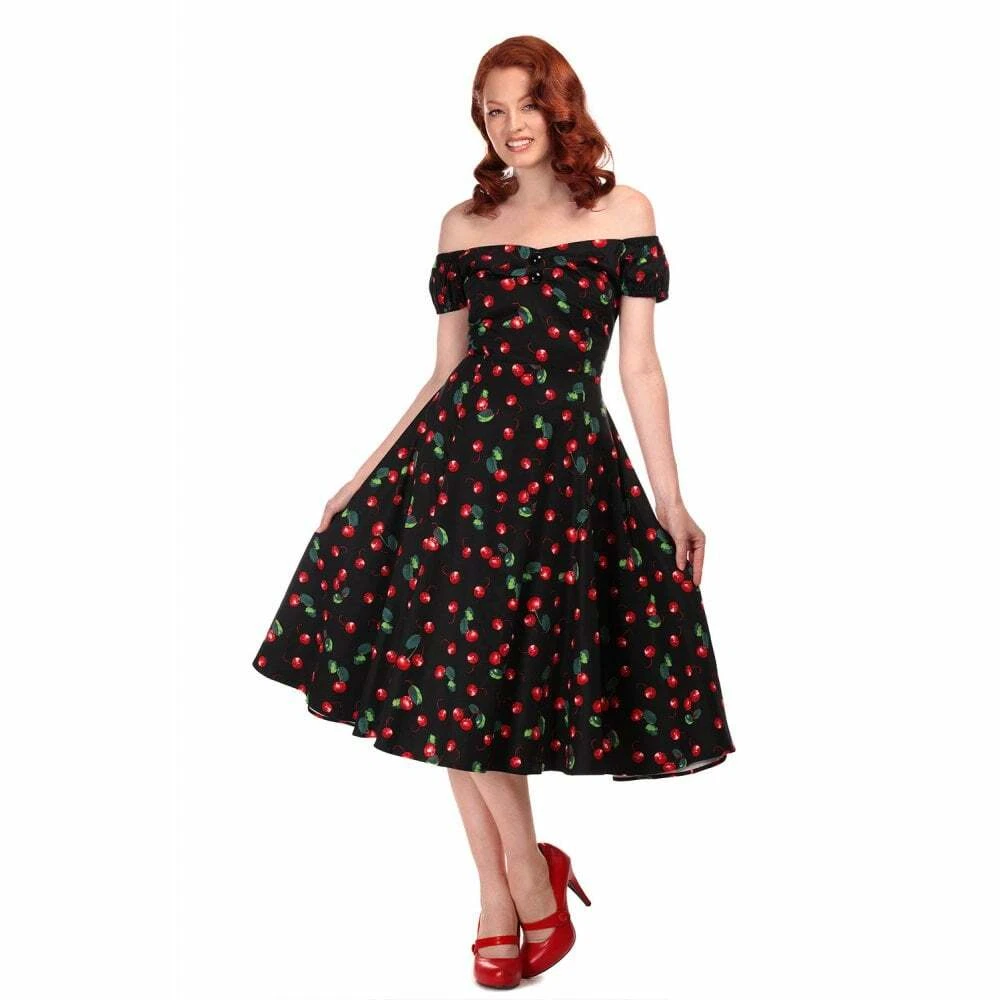 Cherry rockabilly dress sale