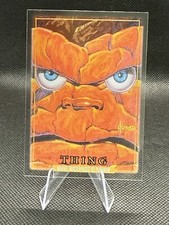 Thing 2024 Skybox Marvel Masterpieces ’92 Platinum Clear Cut #91