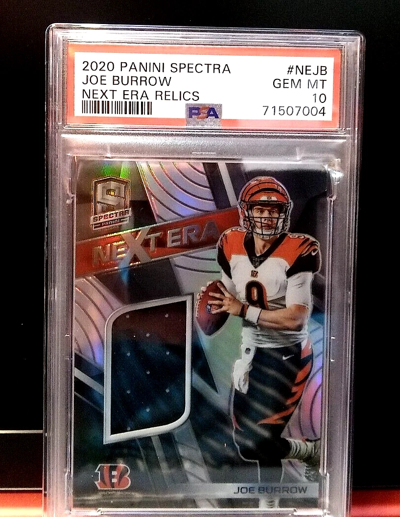 Joe Burrow Panini Spectra Next ERA Relics #NEJB Base