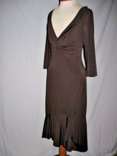 Vera Wang Brown Knit dress sz 42 US 4