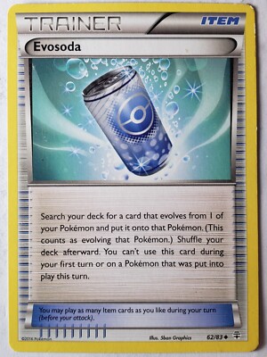 evosoda pokemon card #116 Prices | XY Item Rarity Evosoda [Reverse Holo] #116 Prices