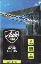 Auto Drive LED Mini Rope Lights 22 Feet